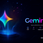 تصميم مُتصل لخبر نموذج Gemini 4 من جوجل